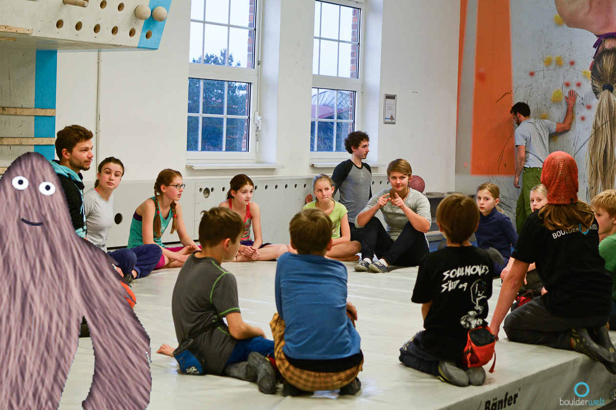 Boulderwelt Youngsters Trainingsworkshop in der Boulderwelt West