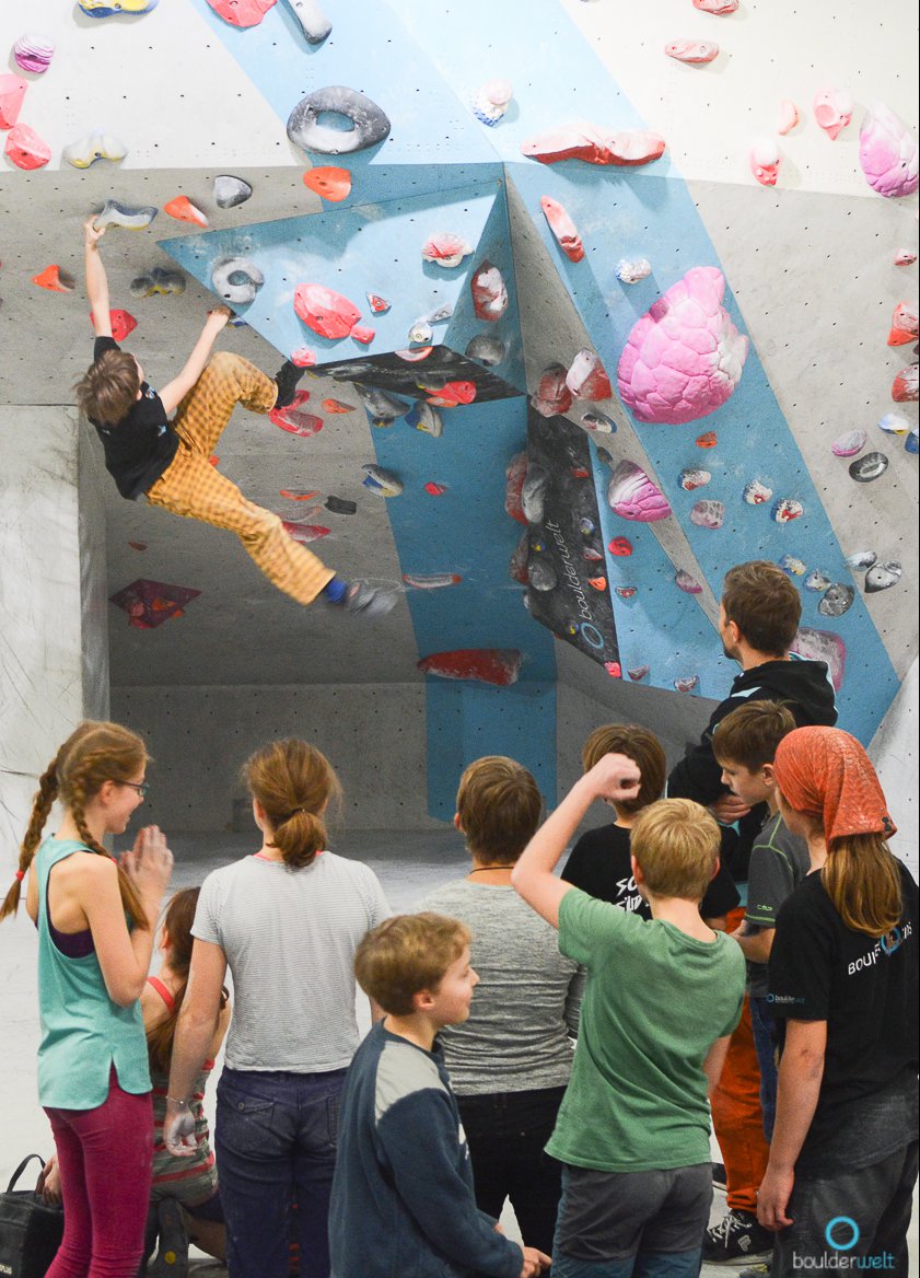 Boulderwelt Youngsters Trainingsworkshop in der Boulderwelt West