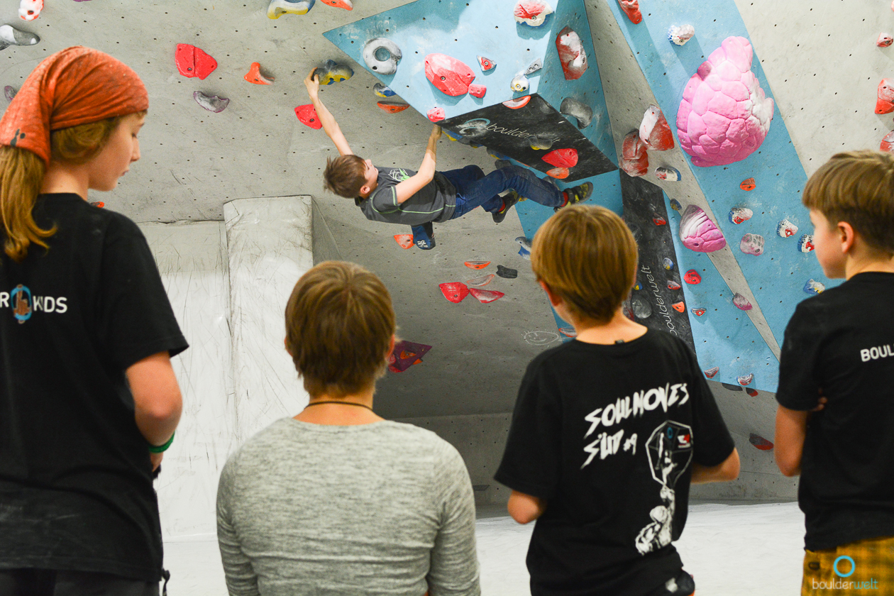 Boulderwelt Youngsters Trainingsworkshop in der Boulderwelt West