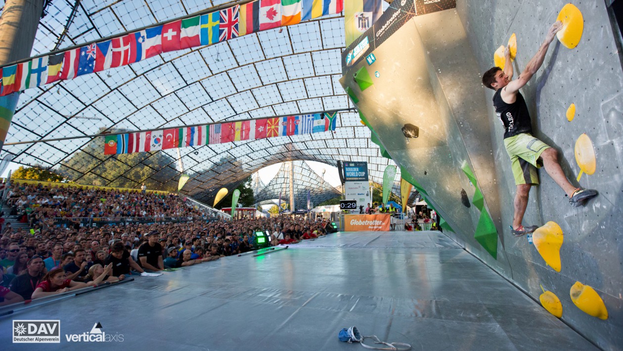 Der Boulder Wolrdcup in München 2017 steht vor der Tür.