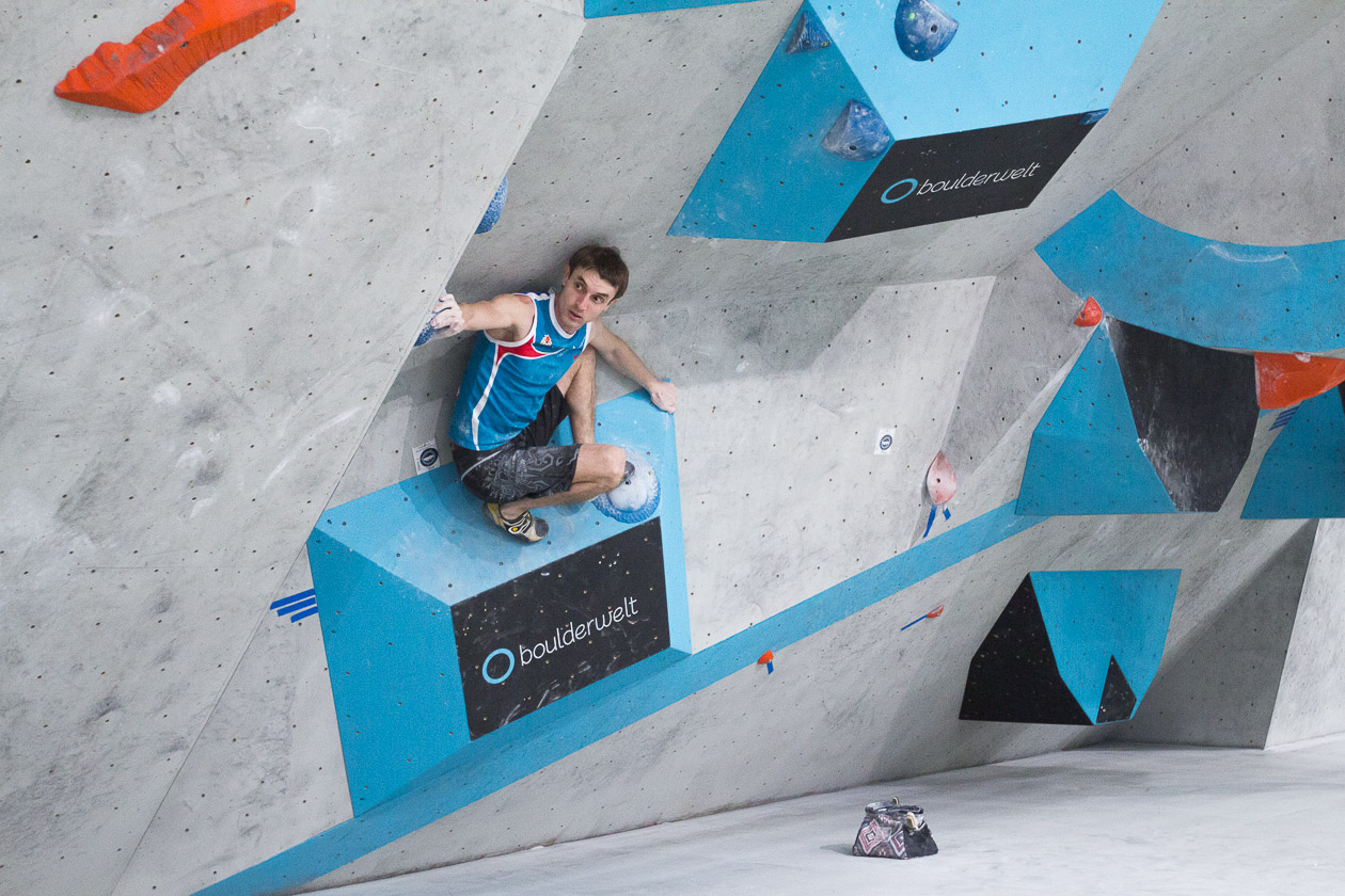 Boulderwelt Simulation für alle Worlscup starter in München.