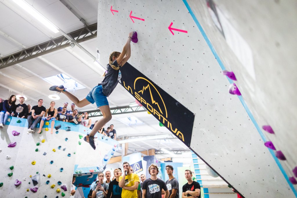 Spaßwettkampf Soulmoves Süd 10.1 in der Boulderwelt München Ost