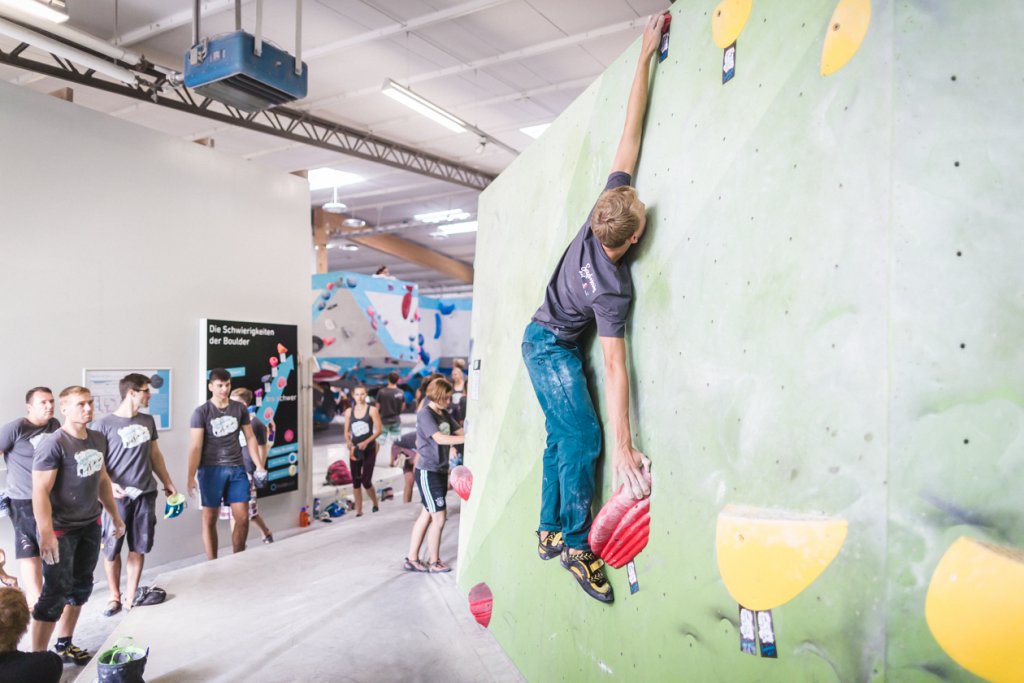 Spaßwettkampf Soulmoves Süd 10.1 in der Boulderwelt München Ost