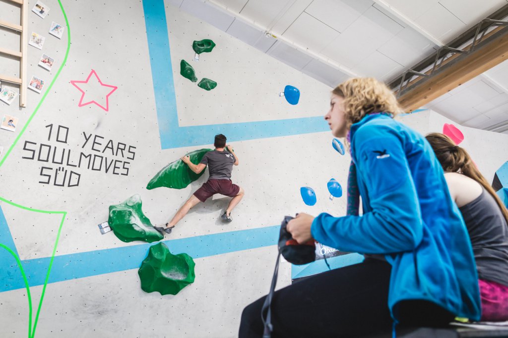 Spaßwettkampf Soulmoves Süd 10.1 in der Boulderwelt München Ost