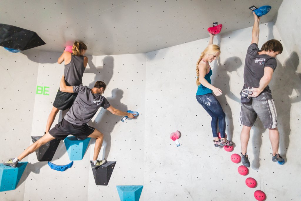 Spaßwettkampf Soulmoves Süd 10.1 in der Boulderwelt München Ost