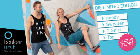 Die neue Boulderwelt Kollektion als Limited Edition ist da!