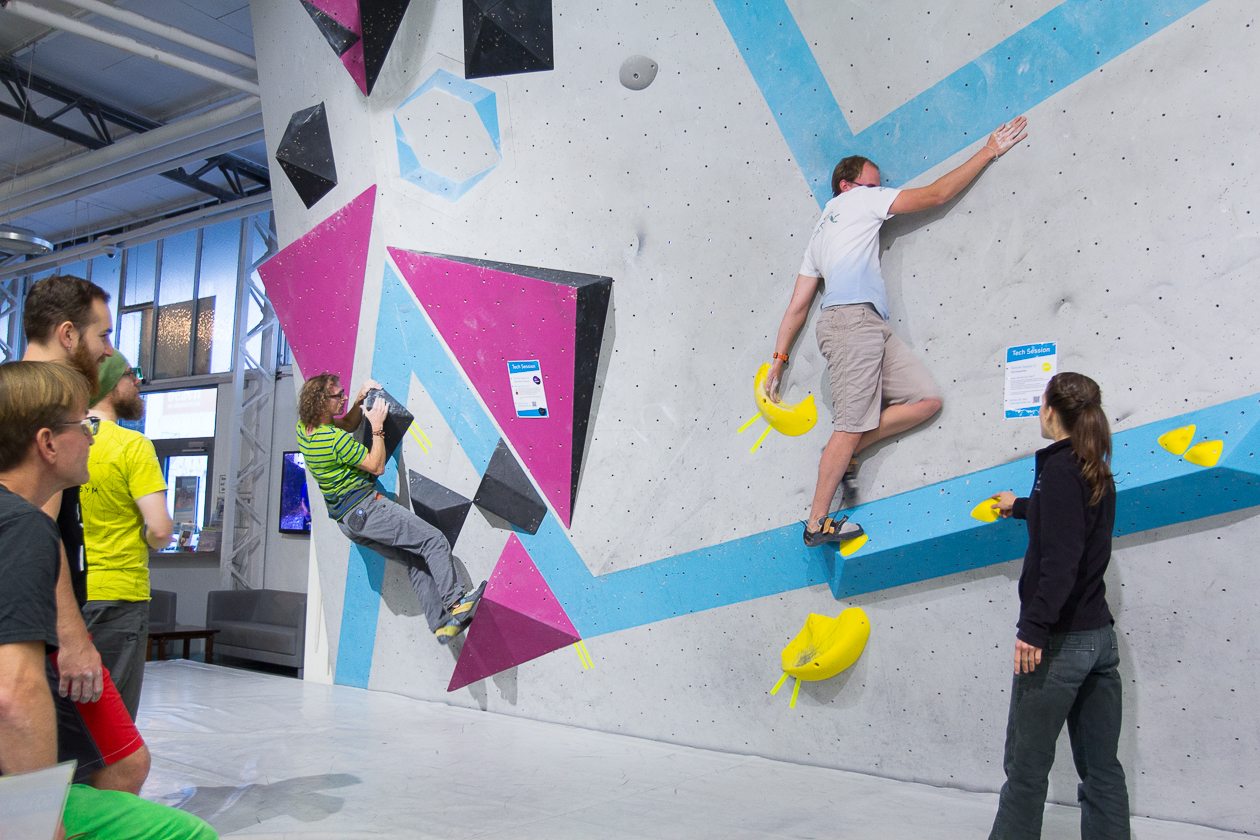 Tech Session 2018 in der Boulderwelt München Ost