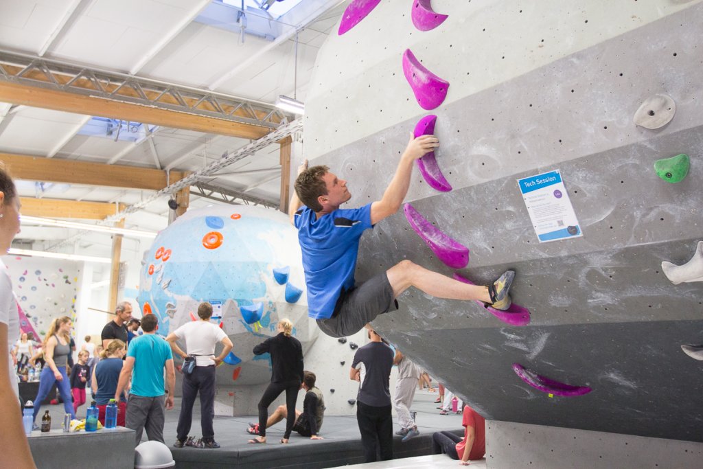 Tech Session 2018 in der Boulderwelt München Ost