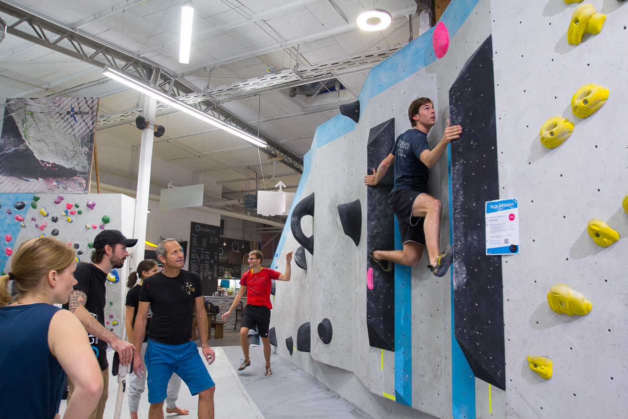 Tech Session 2018 in der Boulderwelt München Ost