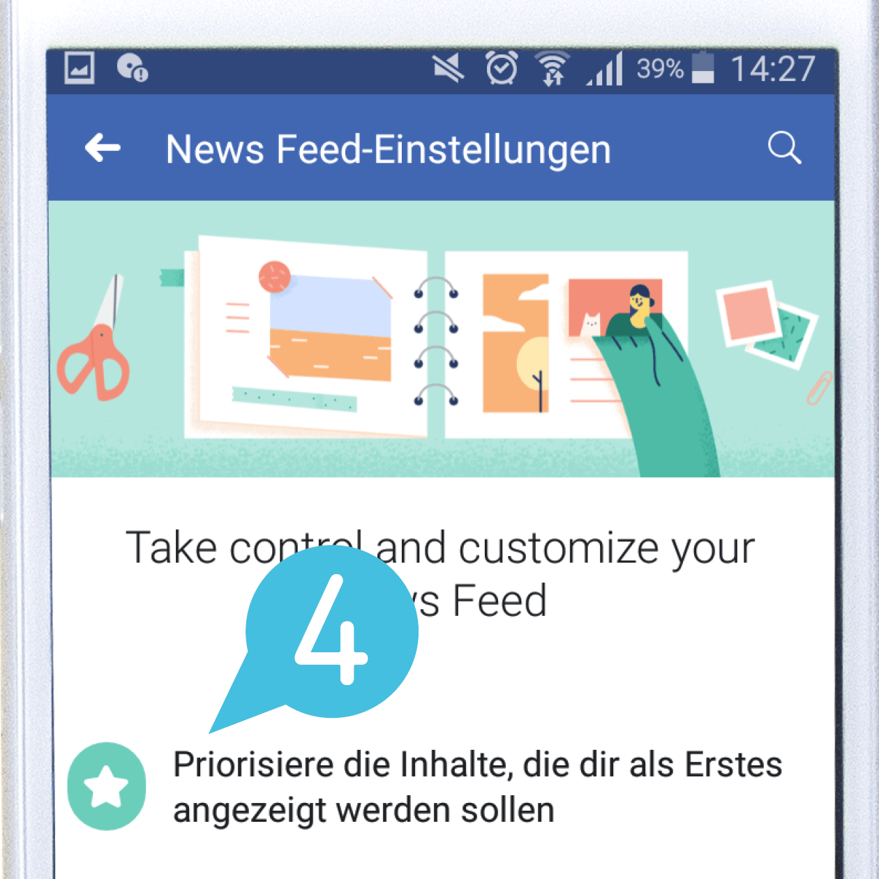 Tipps für Social Media, Facebook priorisieren