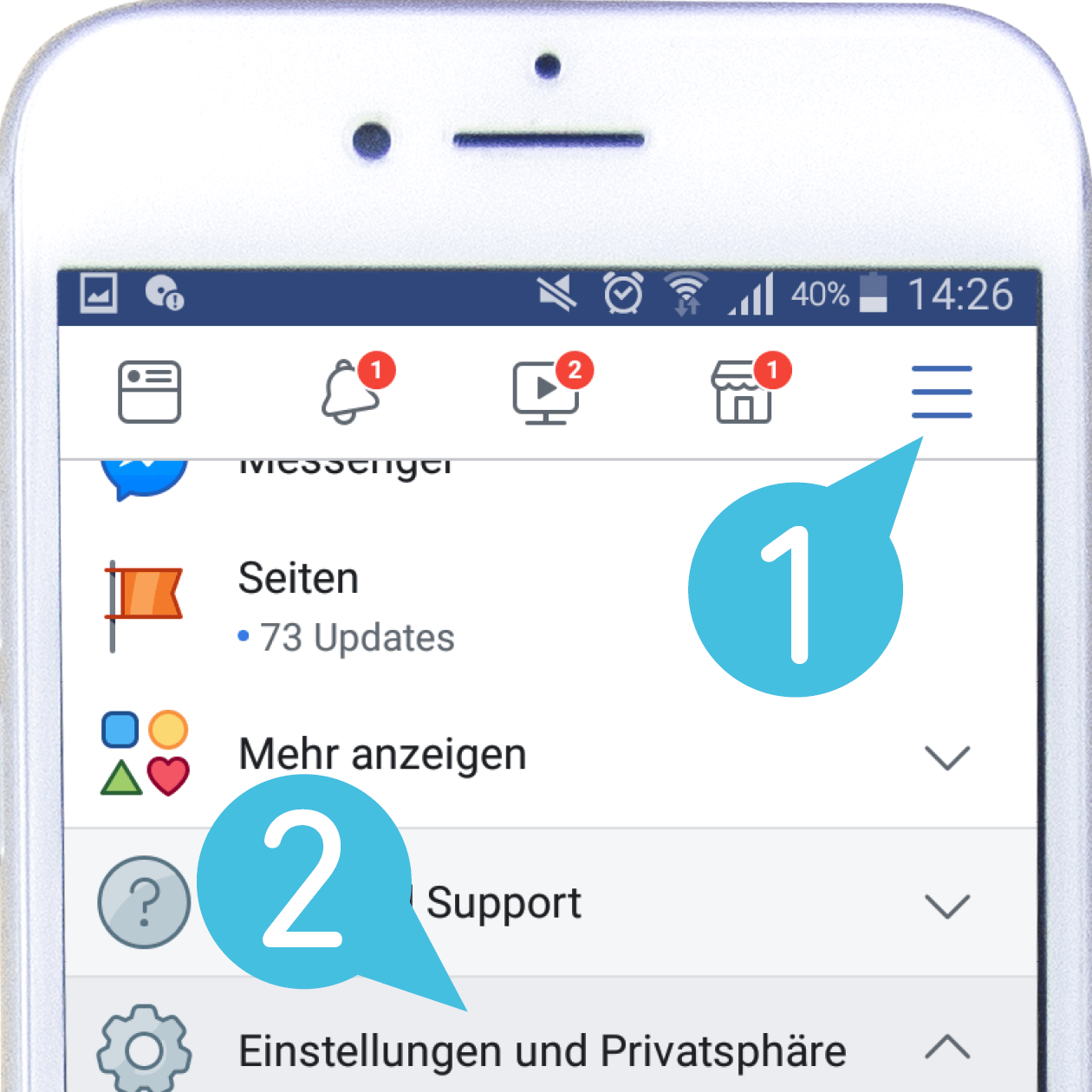 Tipps für Social Media, Facebook priorisieren