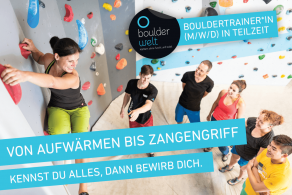 Die Boulderwelt sucht Bouldertainer in Teilzeit