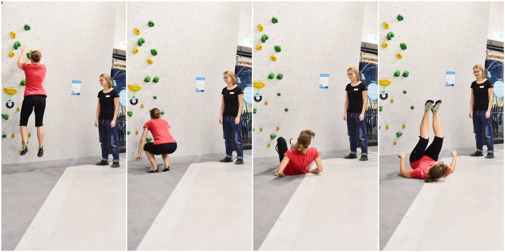 Bei der Tech Session in der Boulderwelt München Ost betreuten Routenbau und Trainer Crew Euch an verschiedenen Technik Stationen.