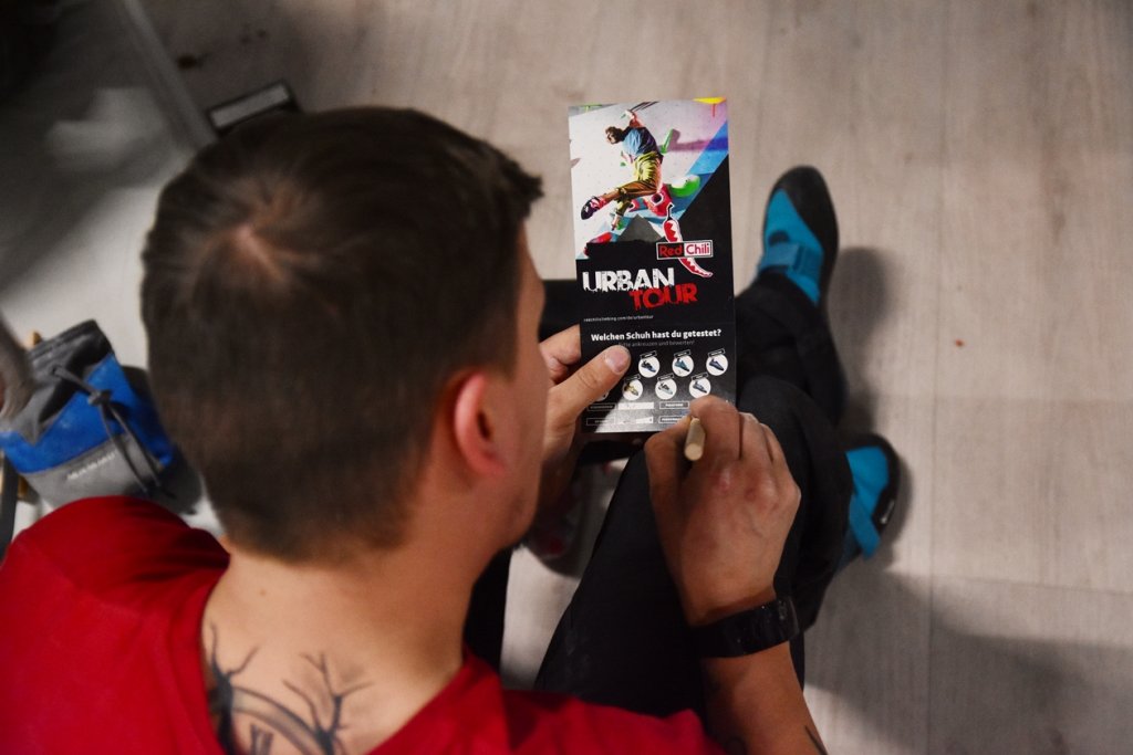 Tech Session am 22.02.20 in der Boulderwelt München Ost und Auftakt der Red Chili Urban Tour- An 6 Stationen konntet Ihr Euch die besten Tipps und Tricks unserer Crew holen und die neusten Red Chili Schuhe testen.