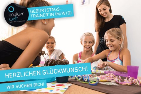 Die Boulderwelt München Süd sucht Geburtstagstrainer