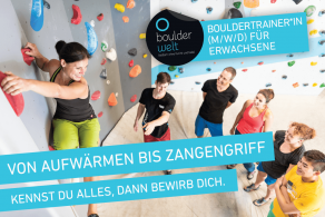Die Boulderwelt München Ost sucht Bouldertrainer für Erwachsene