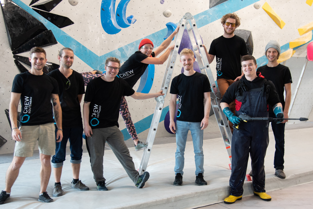 Boulderwelt-München-Ost-BOulderhalle-Routenbau-Crew