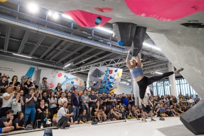 Alle Platzierungen vom Finale sowie Ergebnisse der Qualifikation der Big Fat Boulder Session 2023 in der Boulderwelt München Ost