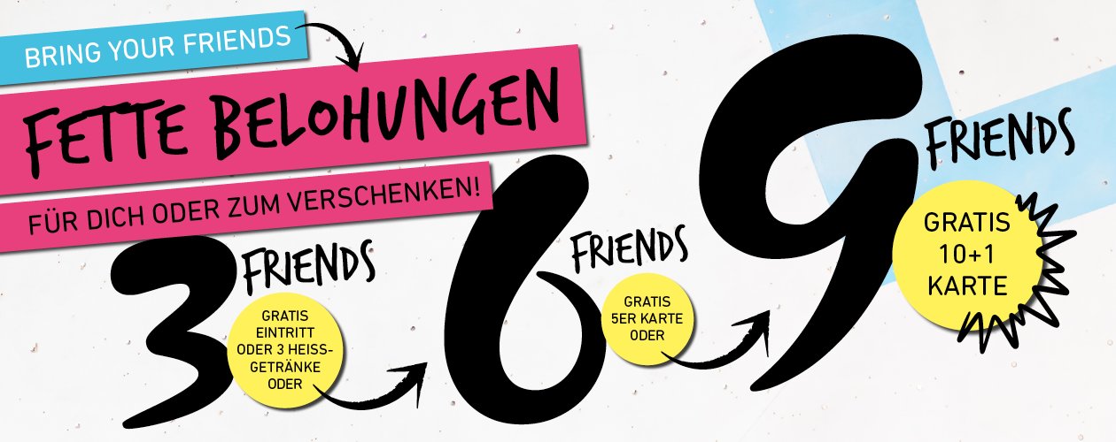 Bring your friends und kassiere fette Belohnungen!