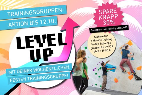 Spare 30 % bei unseren Trainingsgruppen